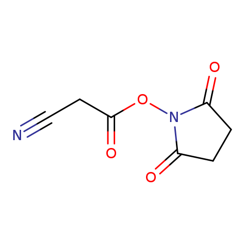 N#CCC(=O)ON1C(=O)CCC1=O