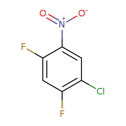 [O-][N+](=O)c1cc(Cl)c(cc1F)F