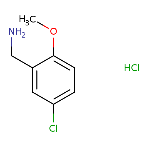 NCc1cc(Cl)ccc1OC.Cl