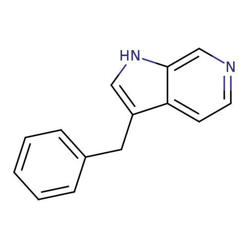 c1ccc(cc1)Cc1c[nH]c2c1ccnc2
