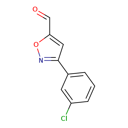 O=Cc1onc(c1)c1cccc(c1)Cl