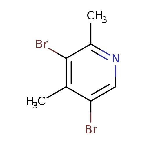 Brc1cnc(c(c1C)Br)C