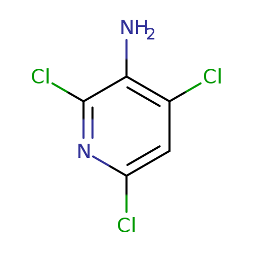 Clc1cc(Cl)c(c(n1)Cl)N