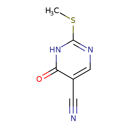 CSc1ncc(c(=O)[nH]1)C#N