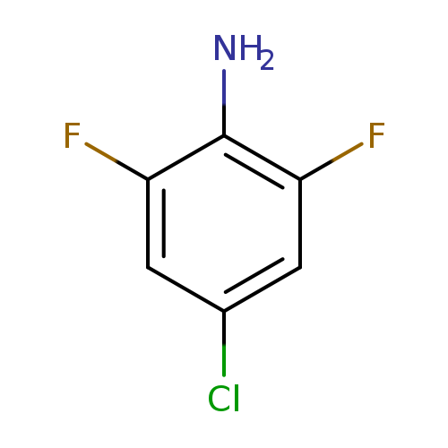 Clc1cc(F)c(c(c1)F)N