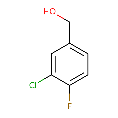 OCc1ccc(c(c1)Cl)F