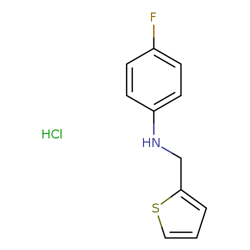 Fc1ccc(cc1)NCc1cccs1.Cl