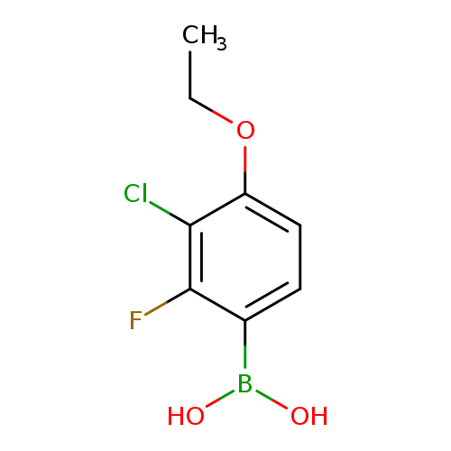 CCOc1ccc(c(c1Cl)F)B(O)O