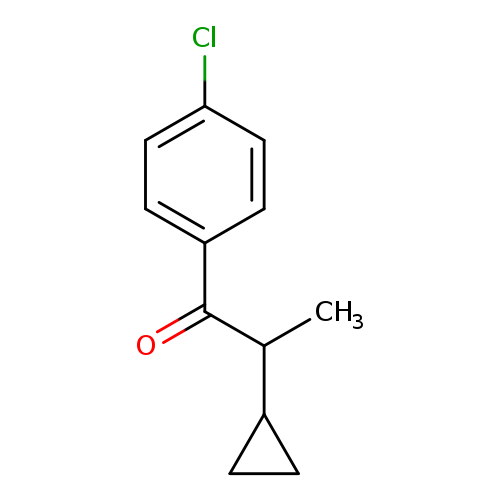 CC(C(=O)c1ccc(cc1)Cl)C1CC1