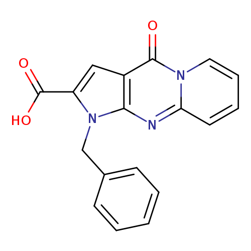 O=c1c2cc(n(c2nc2n1cccc2)Cc1ccccc1)C(=O)O