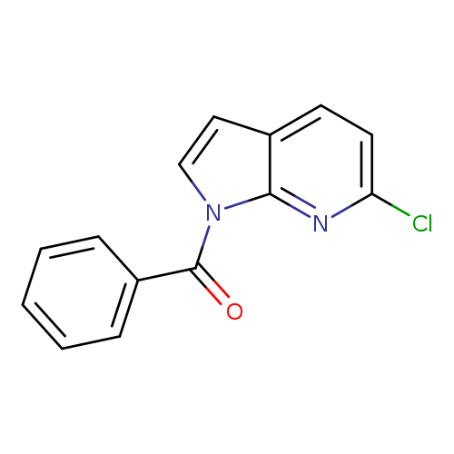 Clc1ccc2c(n1)n(cc2)C(=O)c1ccccc1