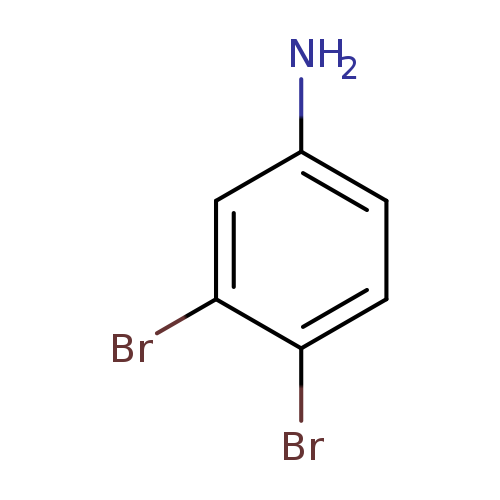 Nc1ccc(c(c1)Br)Br