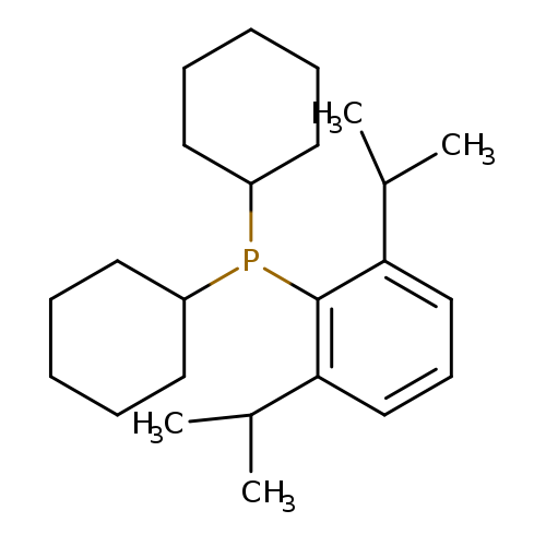 CC(c1cccc(c1P(C1CCCCC1)C1CCCCC1)C(C)C)C