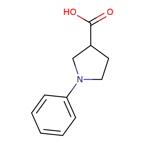 OC(=O)C1CCN(C1)c1ccccc1