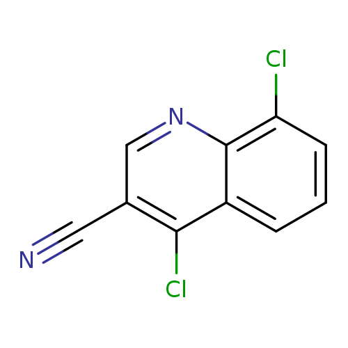 N#Cc1cnc2c(c1Cl)cccc2Cl
