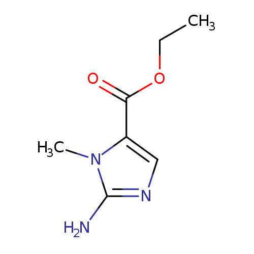 Cn1c(cnc1N)C(=O)OCC