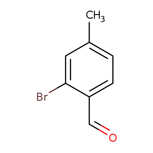 O=Cc1ccc(cc1Br)C