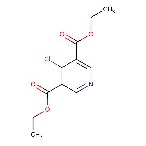 CCOC(=O)c1cncc(c1Cl)C(=O)OCC
