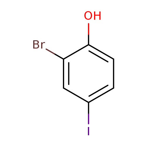 Ic1ccc(c(c1)Br)O
