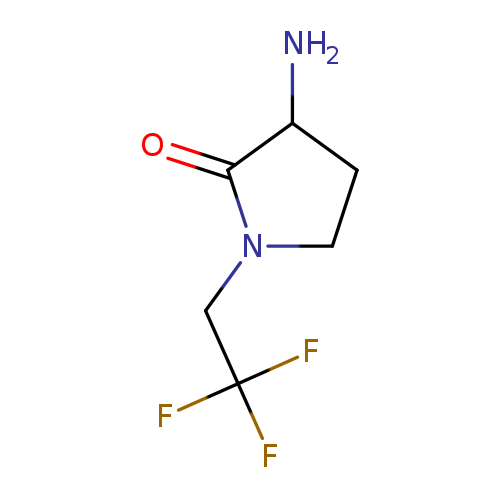 NC1CCN(C1=O)CC(F)(F)F