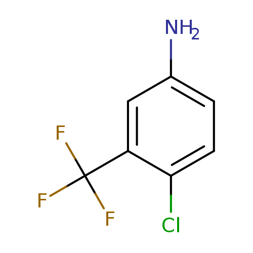 Nc1ccc(c(c1)C(F)(F)F)Cl