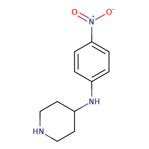 [O-][N+](=O)c1ccc(cc1)NC1CCNCC1