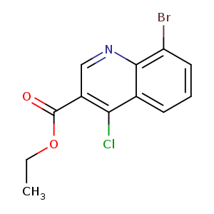 CCOC(=O)c1cnc2c(c1Cl)cccc2Br