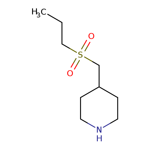 CCCS(=O)(=O)CC1CCNCC1