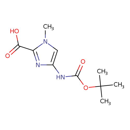 O=C(Nc1nc(n(c1)C)C(=O)O)OC(C)(C)C