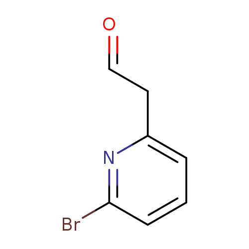 Brc1cccc(n1)CC=O