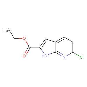 CCOC(=O)c1cc2c([nH]1)nc(cc2)Cl