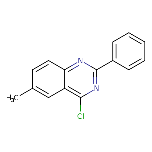 Cc1ccc2c(c1)c(Cl)nc(n2)c1ccccc1