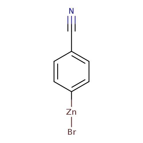 Br[Zn]c1ccc(cc1)C#N