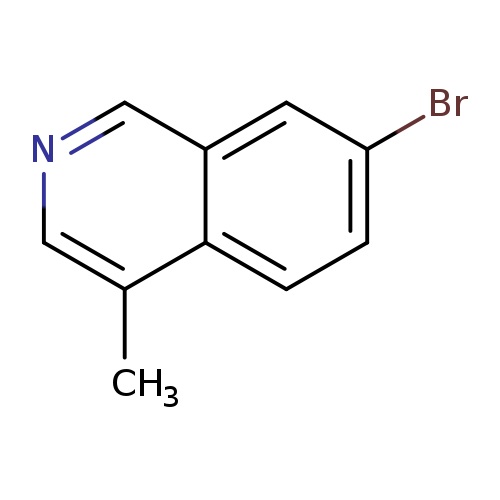 Brc1ccc2c(c1)cncc2C