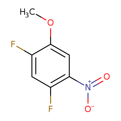 COc1cc([N+](=O)[O-])c(cc1F)F