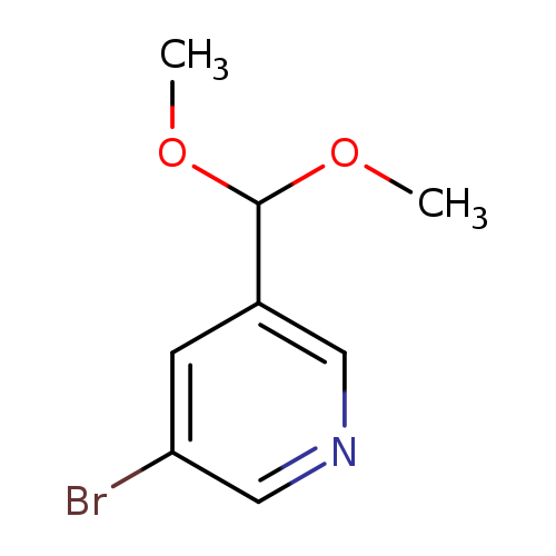 COC(c1cncc(c1)Br)OC