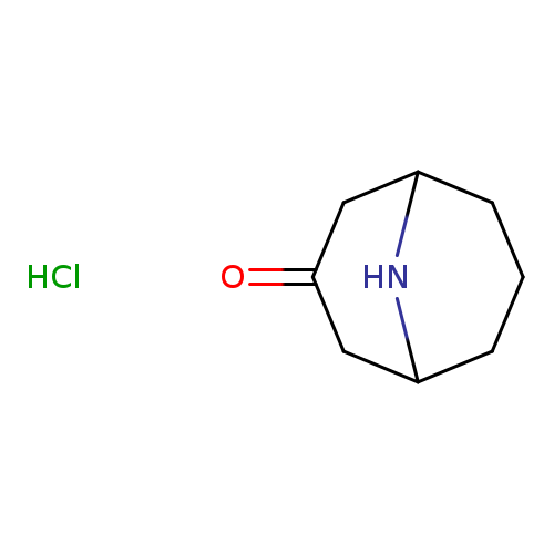 O=C1CC2CCCC(C1)N2.Cl