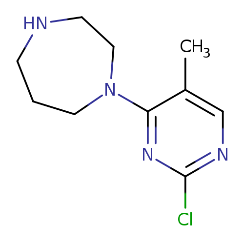 Clc1ncc(c(n1)N1CCNCCC1)C