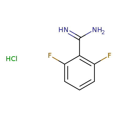 NC(=N)c1c(F)cccc1F.Cl