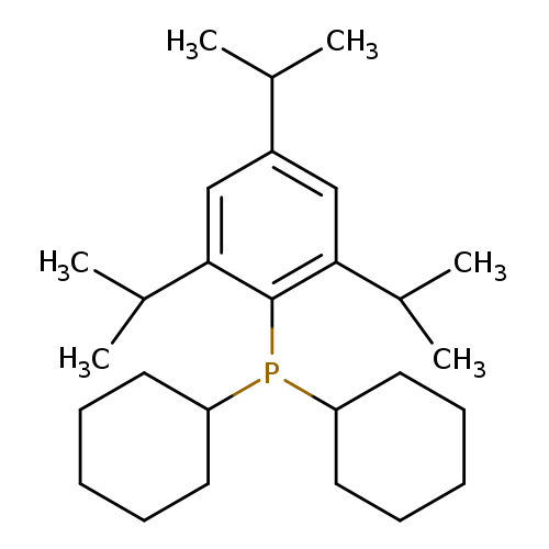 CC(c1cc(cc(c1P(C1CCCCC1)C1CCCCC1)C(C)C)C(C)C)C