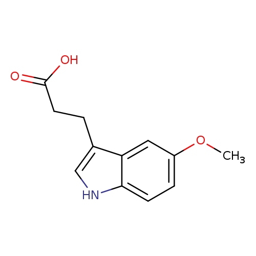 COc1ccc2c(c1)c(CCC(=O)O)c[nH]2