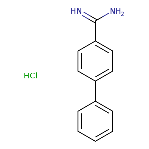 NC(=N)c1ccc(cc1)c1ccccc1.Cl