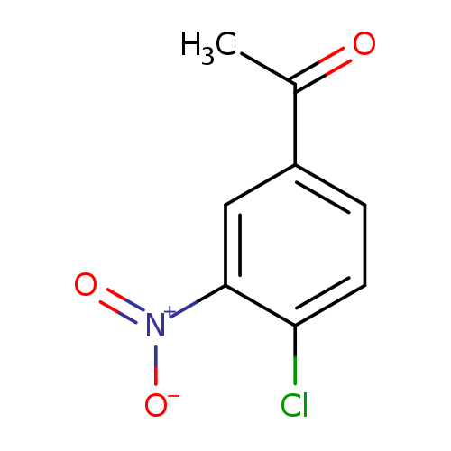 [O-][N+](=O)c1cc(ccc1Cl)C(=O)C