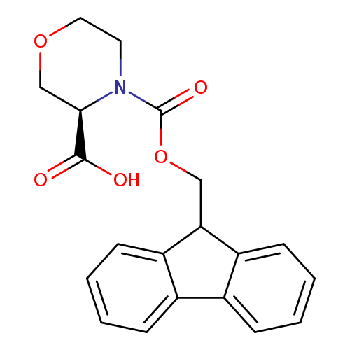 OC(=O)[C@H]1COCCN1C(=O)OCC1c2ccccc2c2c1cccc2