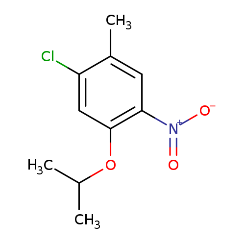 CC(Oc1cc(Cl)c(cc1[N+](=O)[O-])C)C