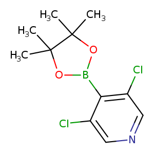 CC1(C)OB(OC1(C)C)c1c(Cl)cncc1Cl