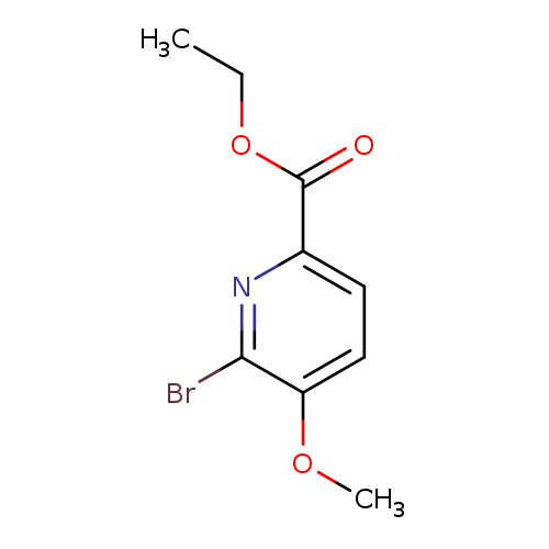 CCOC(=O)c1ccc(c(n1)Br)OC