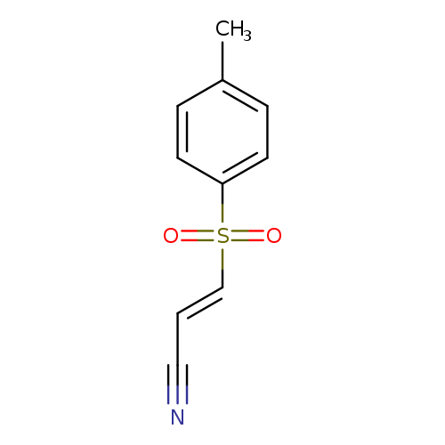 N#C/C=C/S(=O)(=O)c1ccc(cc1)C