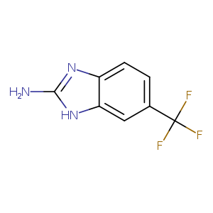Nc1nc2c([nH]1)cc(cc2)C(F)(F)F