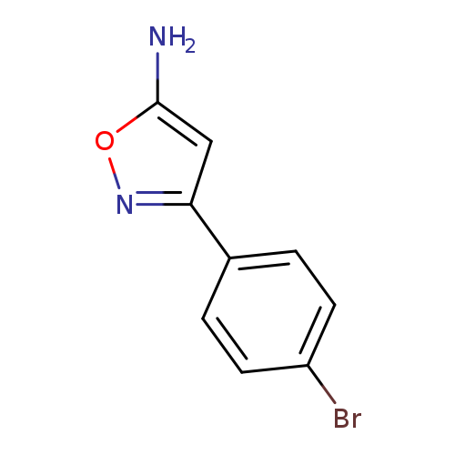Brc1ccc(cc1)c1noc(c1)N